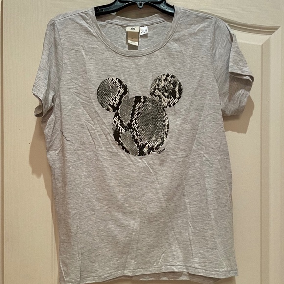 H&M Mickey Snakeskin Print Tee - Picture 1 of 3